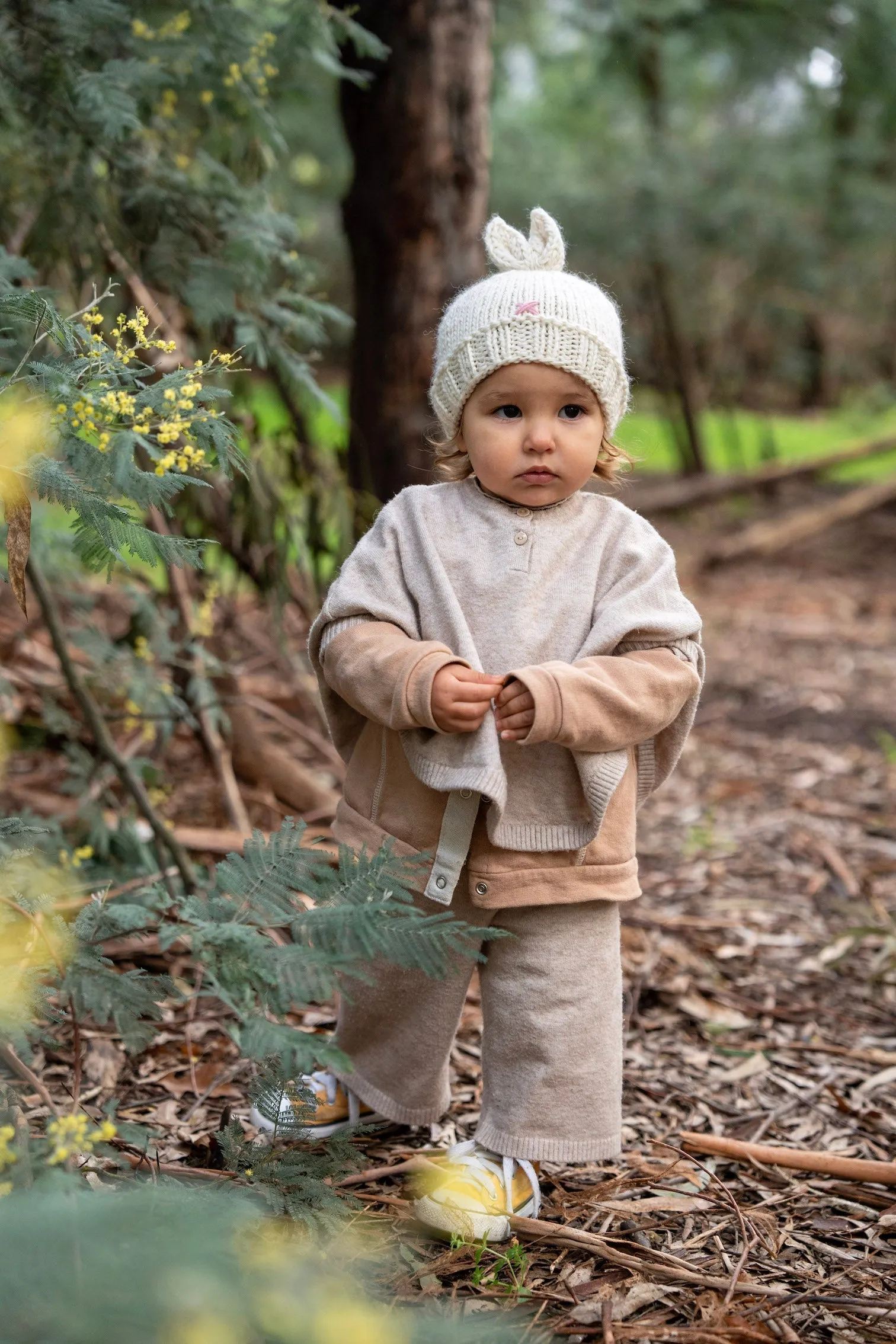 ACORN COTTONTAIL BEANIE CREAM