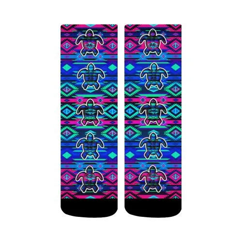 Adobe Sunset Turtle Crew Socks