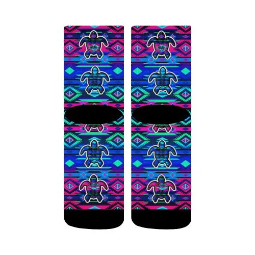 Adobe Sunset Turtle Crew Socks