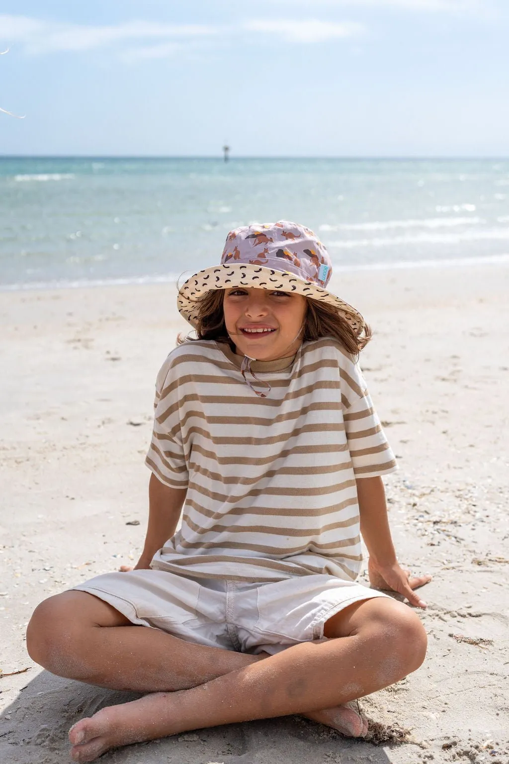 Aussie Sunset Wide Brim Bucket Hat