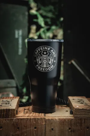 Caffeine & Freedom - 30 oz Tumbler