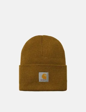 Carhartt-WIP Watch Cap Beanie Hat - Hamilton Brown