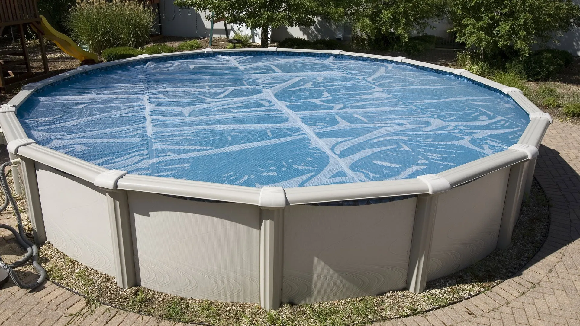 Clear Rectangular 12 mil Commercial Grade Above Ground Pool Solar Cover