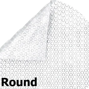 Clear Round 12 mil Commercial Grade Above Ground Pool Solar Cover
