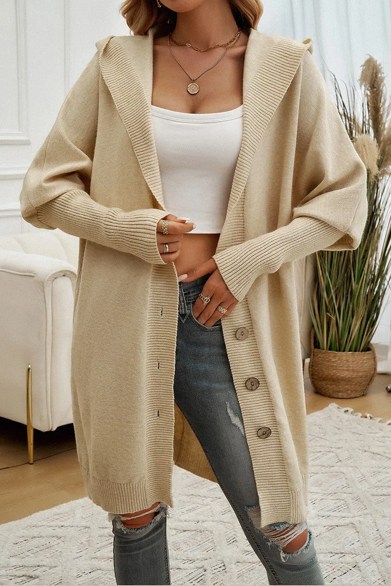 Cozy Vibes Hoodie Cardigan