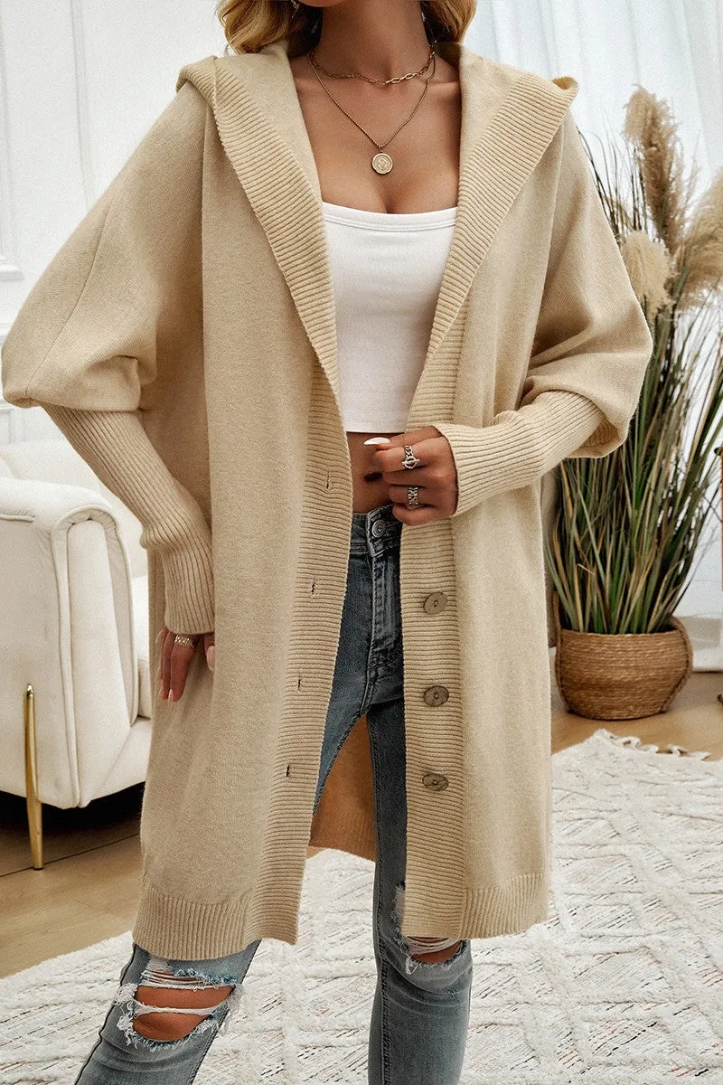 Cozy Vibes Hoodie Cardigan