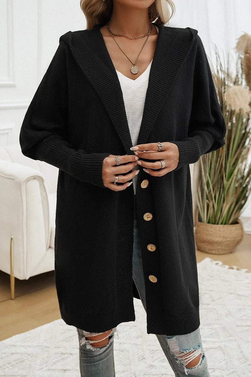 Cozy Vibes Hoodie Cardigan