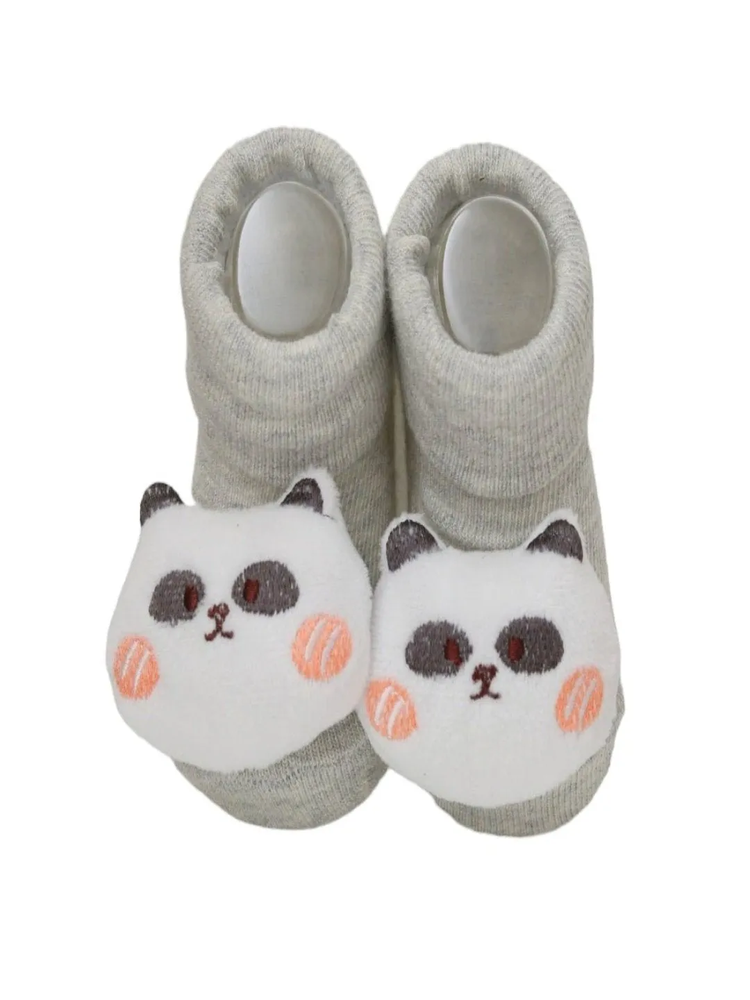 Cuddly 3D Bear Stuffed Toy Socks for Boys