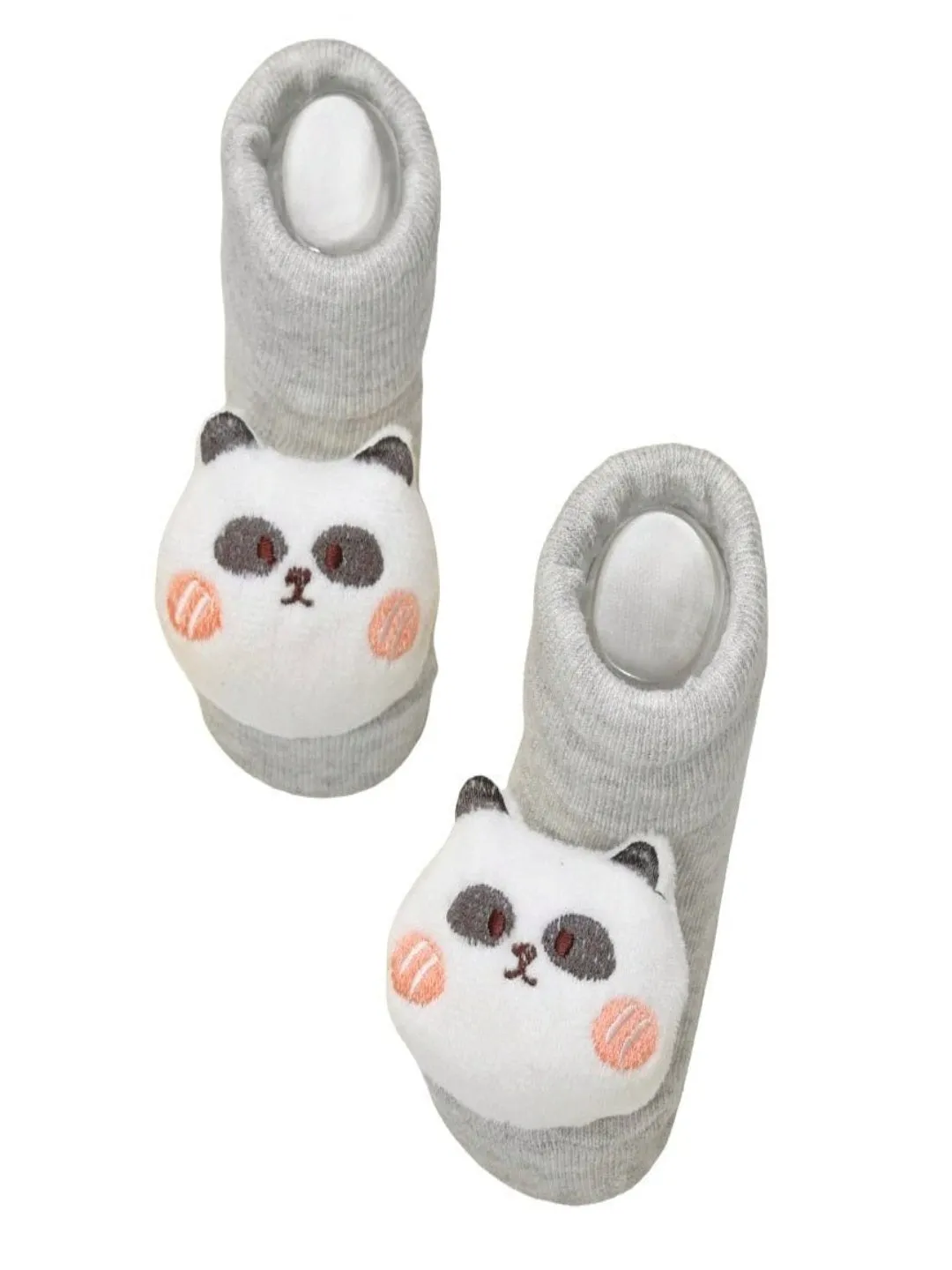 Cuddly 3D Bear Stuffed Toy Socks for Boys