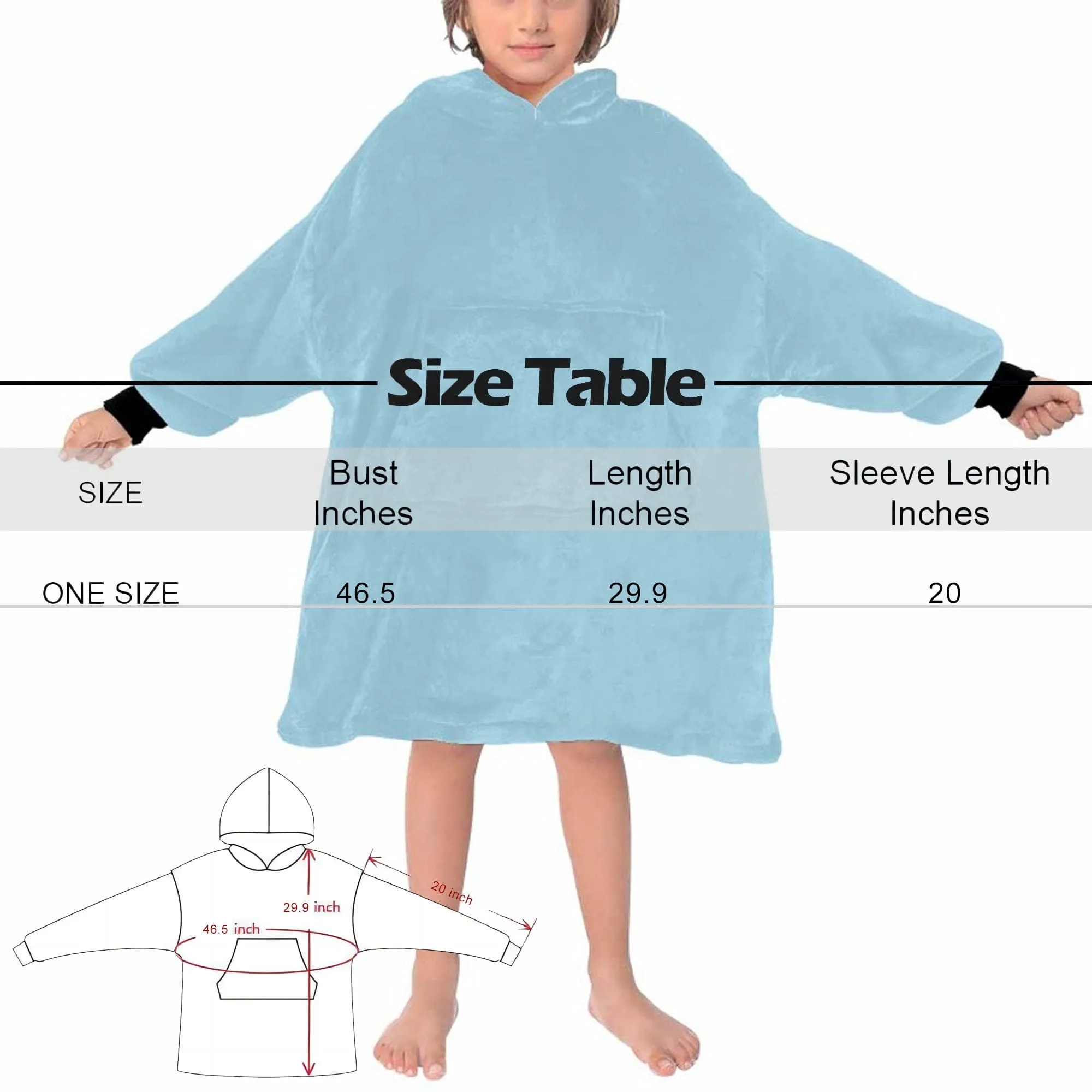 Custom Dog's Face Seamless Hooded Pajama Fleece Loungewear
