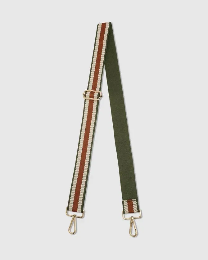 DAISY CROSSBODY BAG TAN STRIPE
