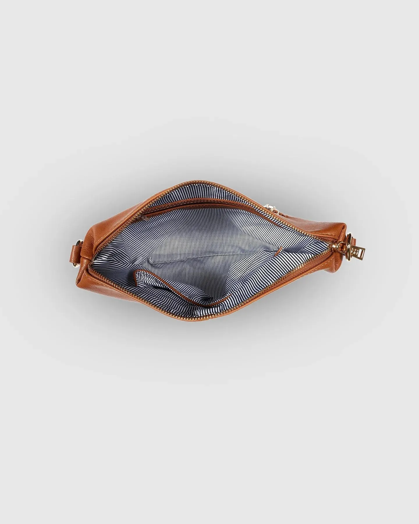 DAISY CROSSBODY BAG TAN STRIPE
