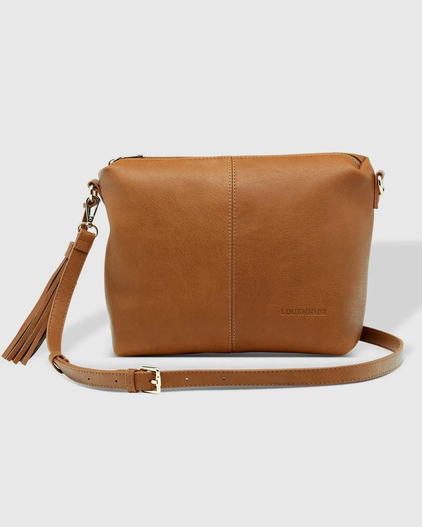 DAISY CROSSBODY BAG TAN STRIPE