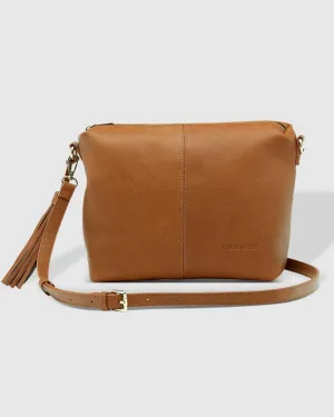 DAISY CROSSBODY BAG TAN STRIPE