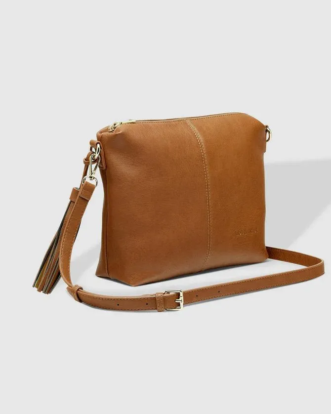 DAISY CROSSBODY BAG TAN STRIPE