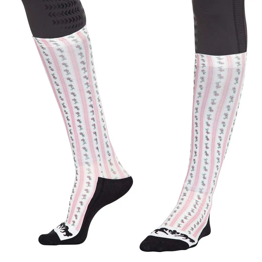 Equine Couture Ladies Isabel Padded Knee Hi Boot Socks