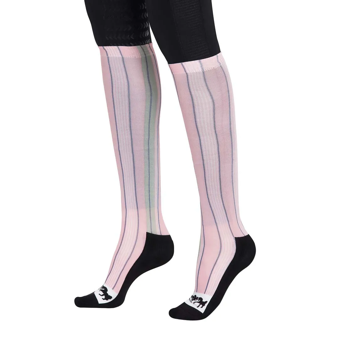 Equine Couture Ladies Isabel Padded Knee Hi Boot Socks
