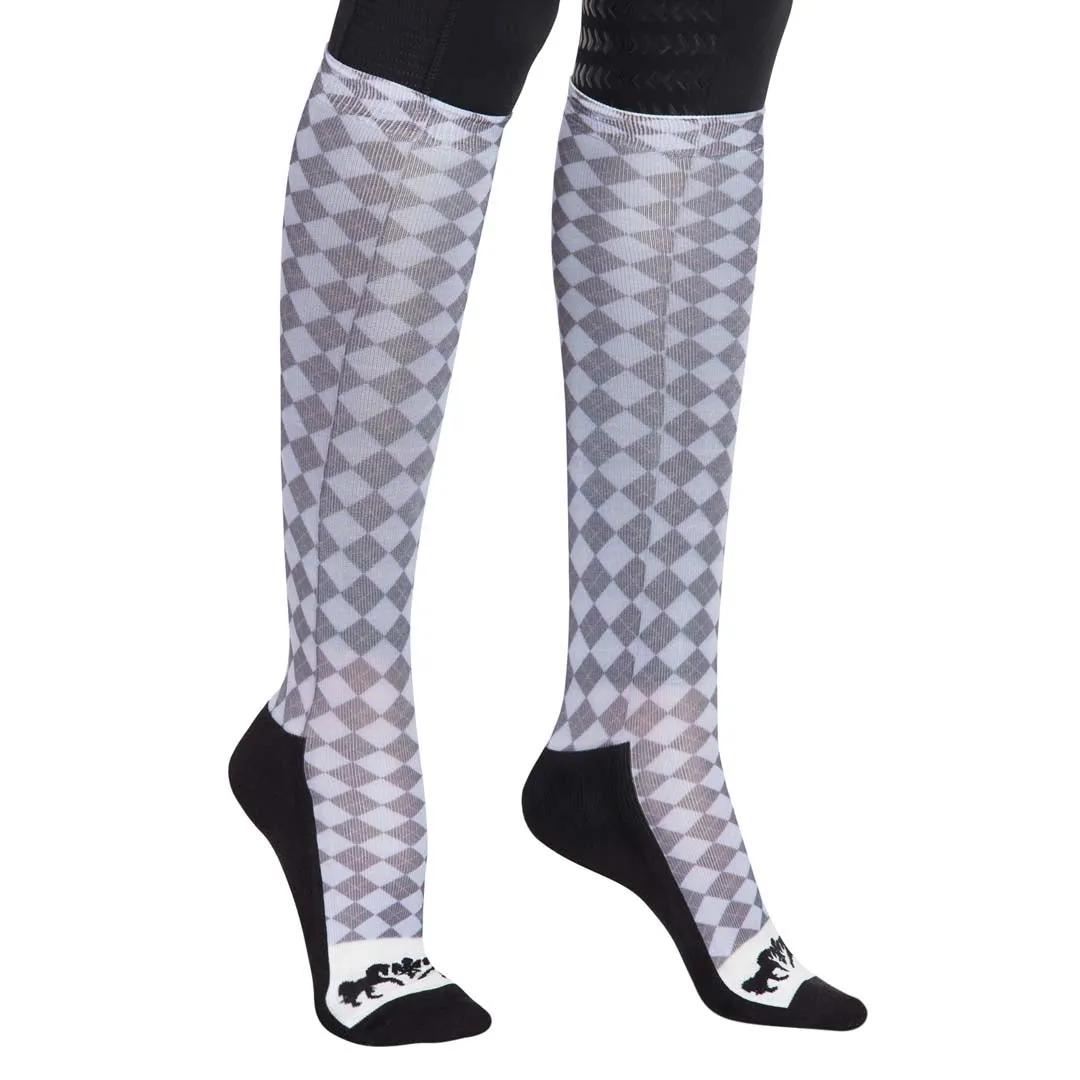 Equine Couture Ladies Isabel Padded Knee Hi Boot Socks