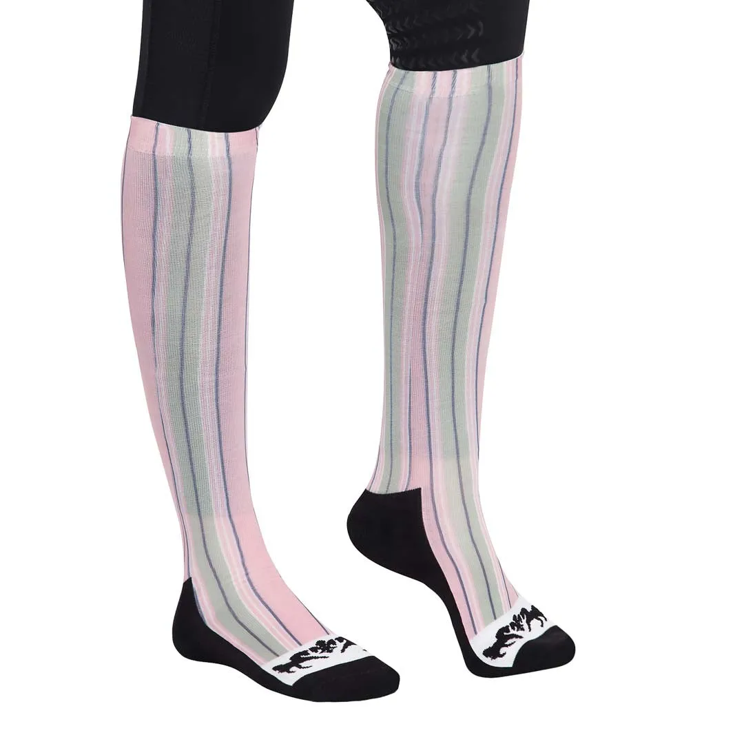 Equine Couture Ladies Isabel Padded Knee Hi Boot Socks