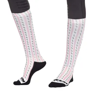 Equine Couture Ladies Isabel Padded Knee Hi Boot Socks