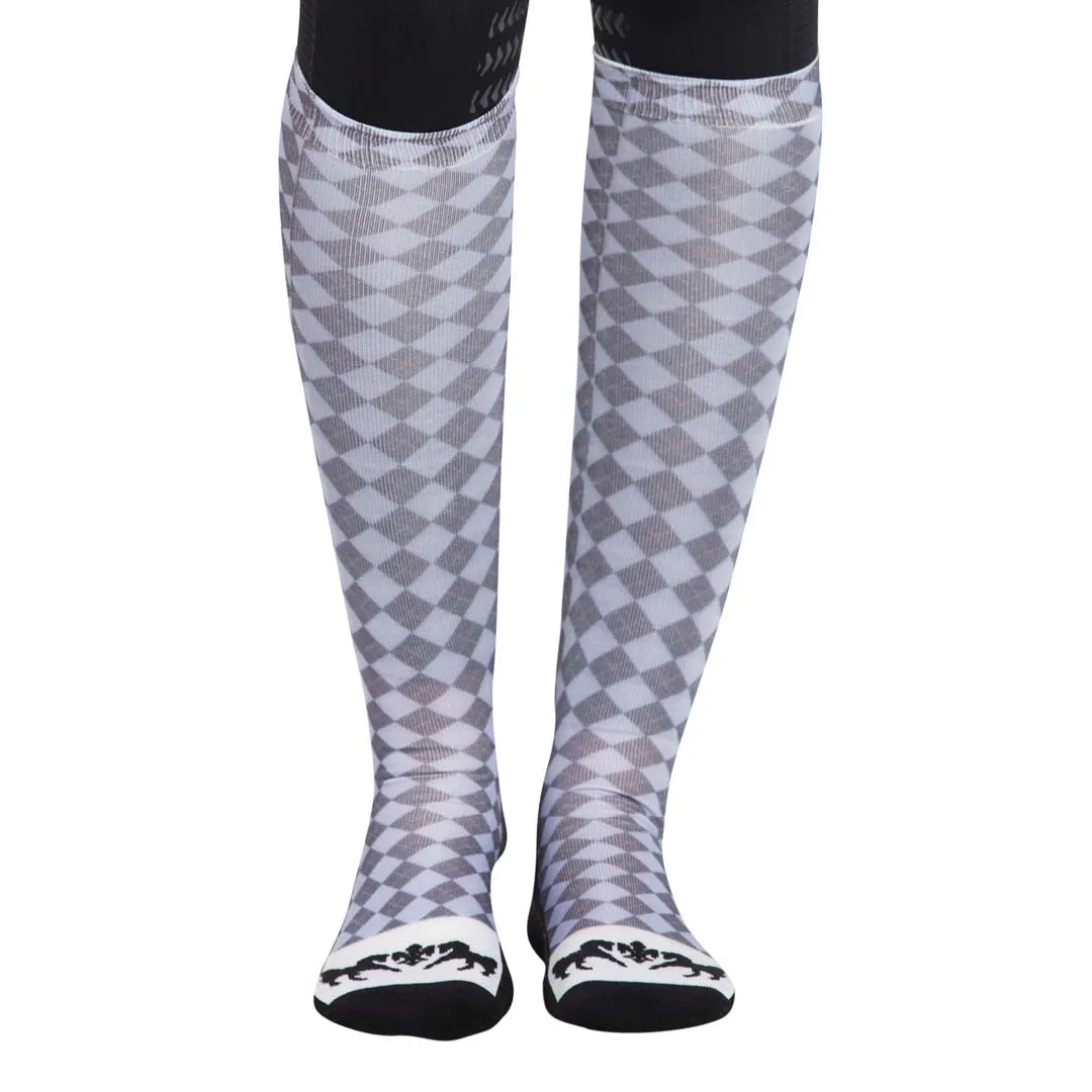 Equine Couture Ladies Isabel Padded Knee Hi Boot Socks