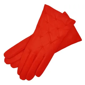 Firenze Red Leather Gloves