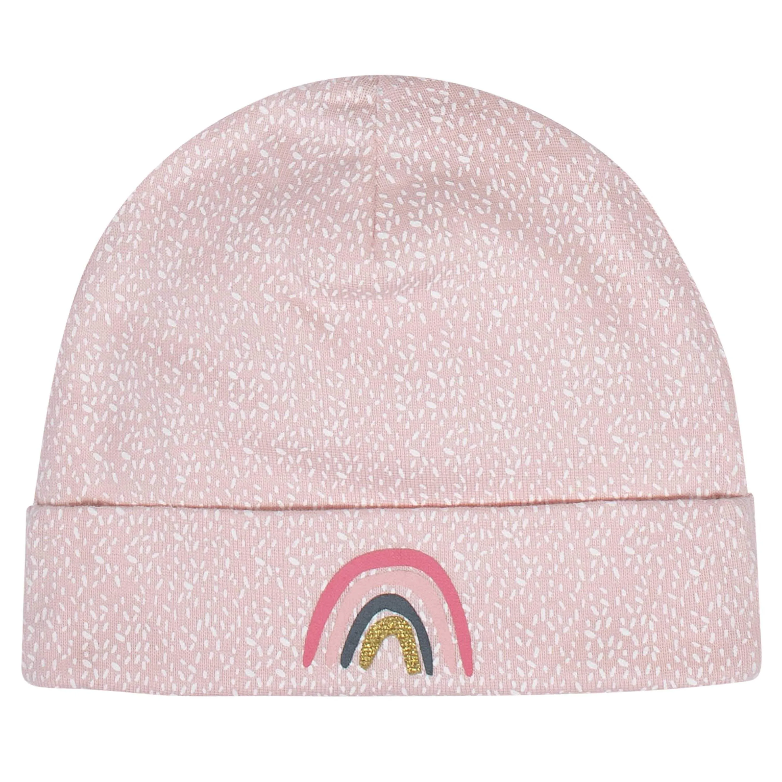 Gerber® 4-Pack Baby Girls Bear Caps