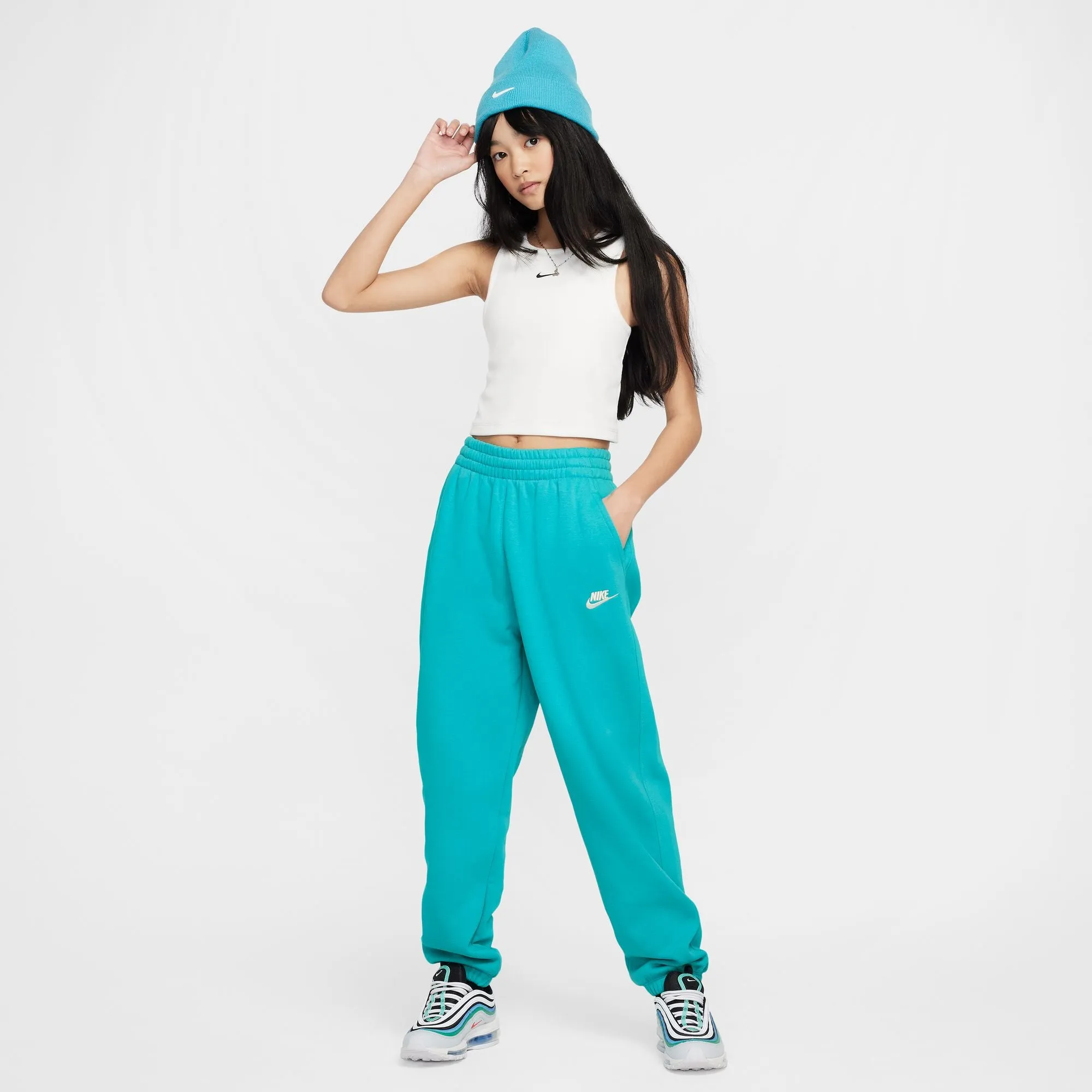 Girls' Nike Youth Club Fleece Pants