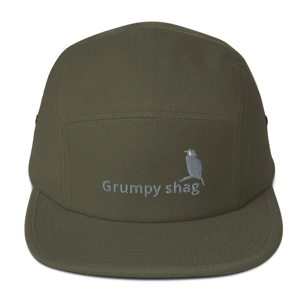 Grumpy Shag Five Panel Cap