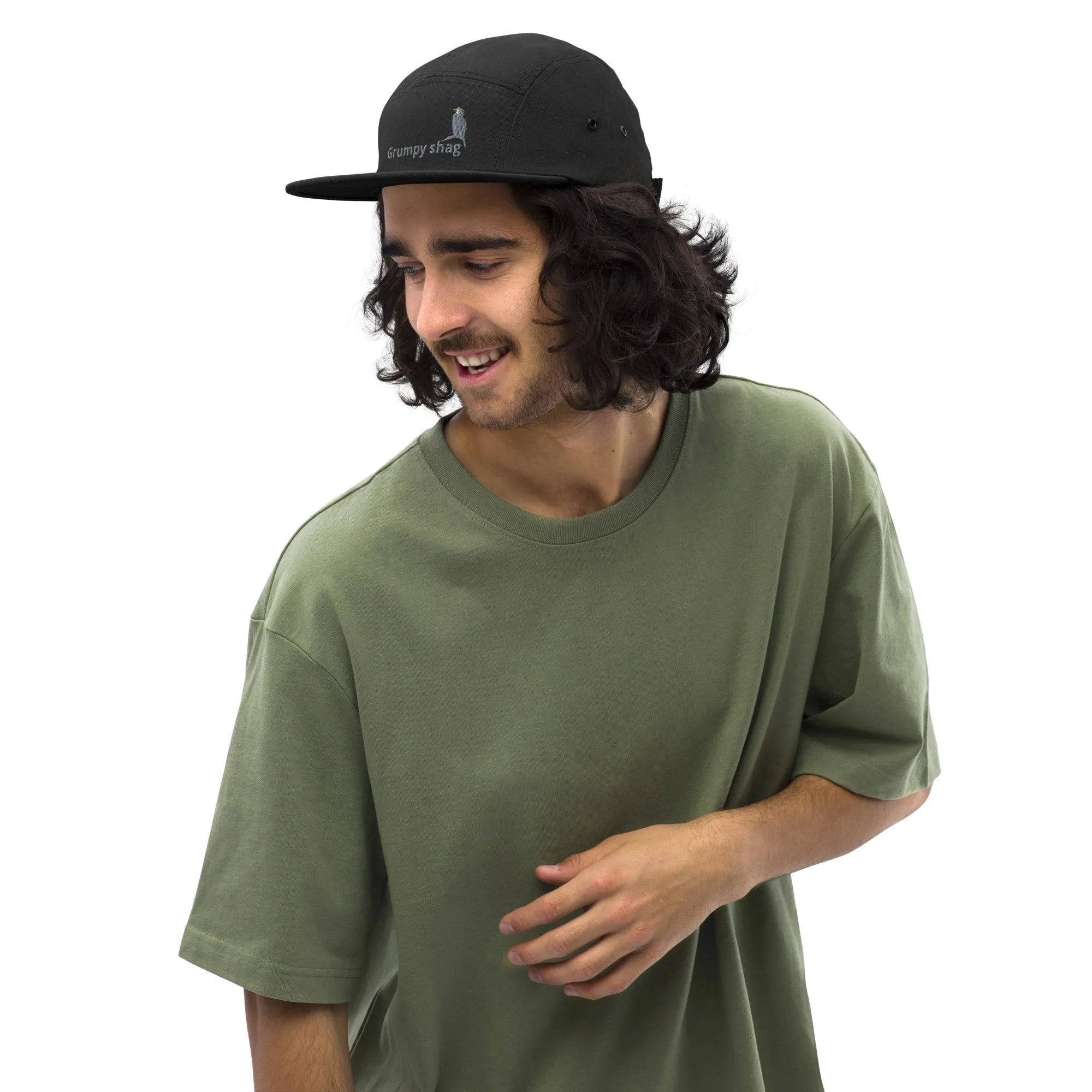 Grumpy Shag Five Panel Cap