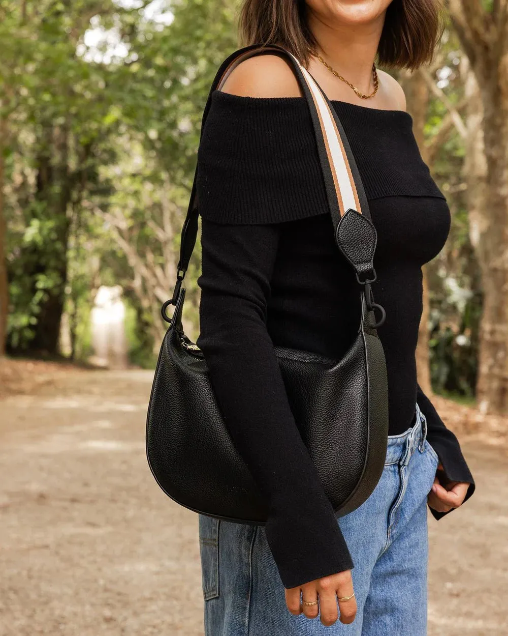 HELENA SHOULDER BAG BLACK