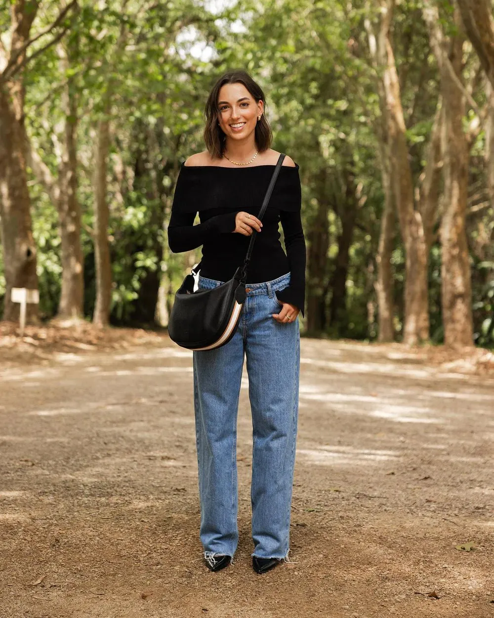 HELENA SHOULDER BAG BLACK