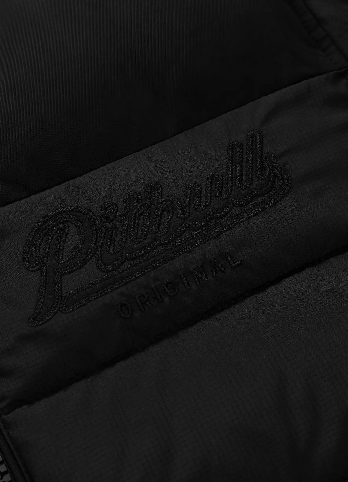 Hidden Hooded Jacket - Black Two-Tone