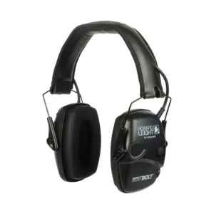 Howard Leight Impact Sport Bolt Black Electronic Earmuff