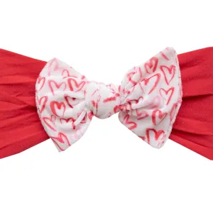 Kate Velvet Bow Headwrap - Valentine
