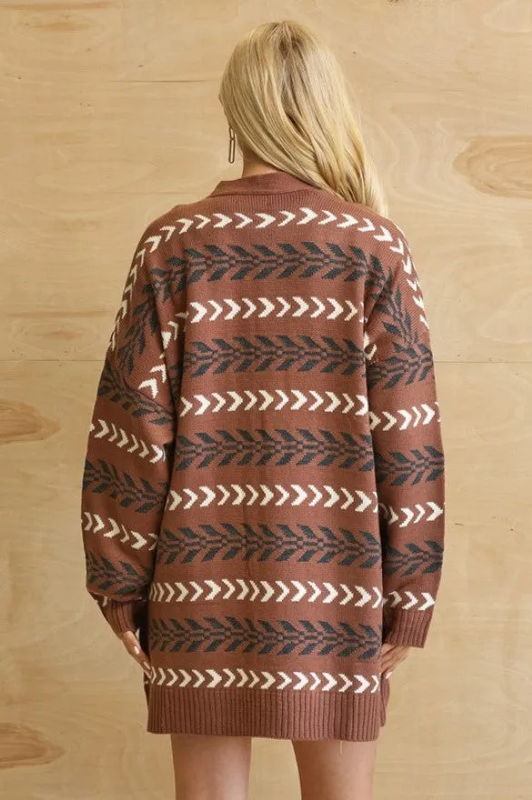 Knitted Trails Cardigan