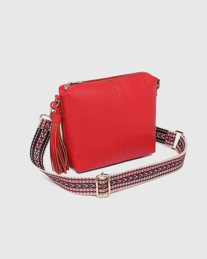 LOUENHIDE KASEY CROSSBODY BAG RED