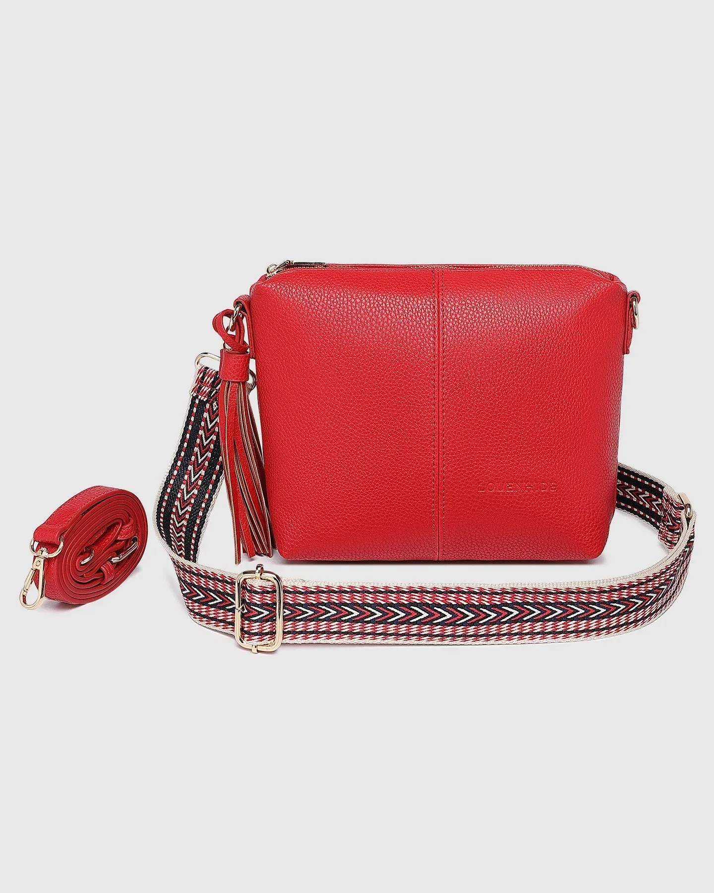 LOUENHIDE KASEY CROSSBODY BAG RED