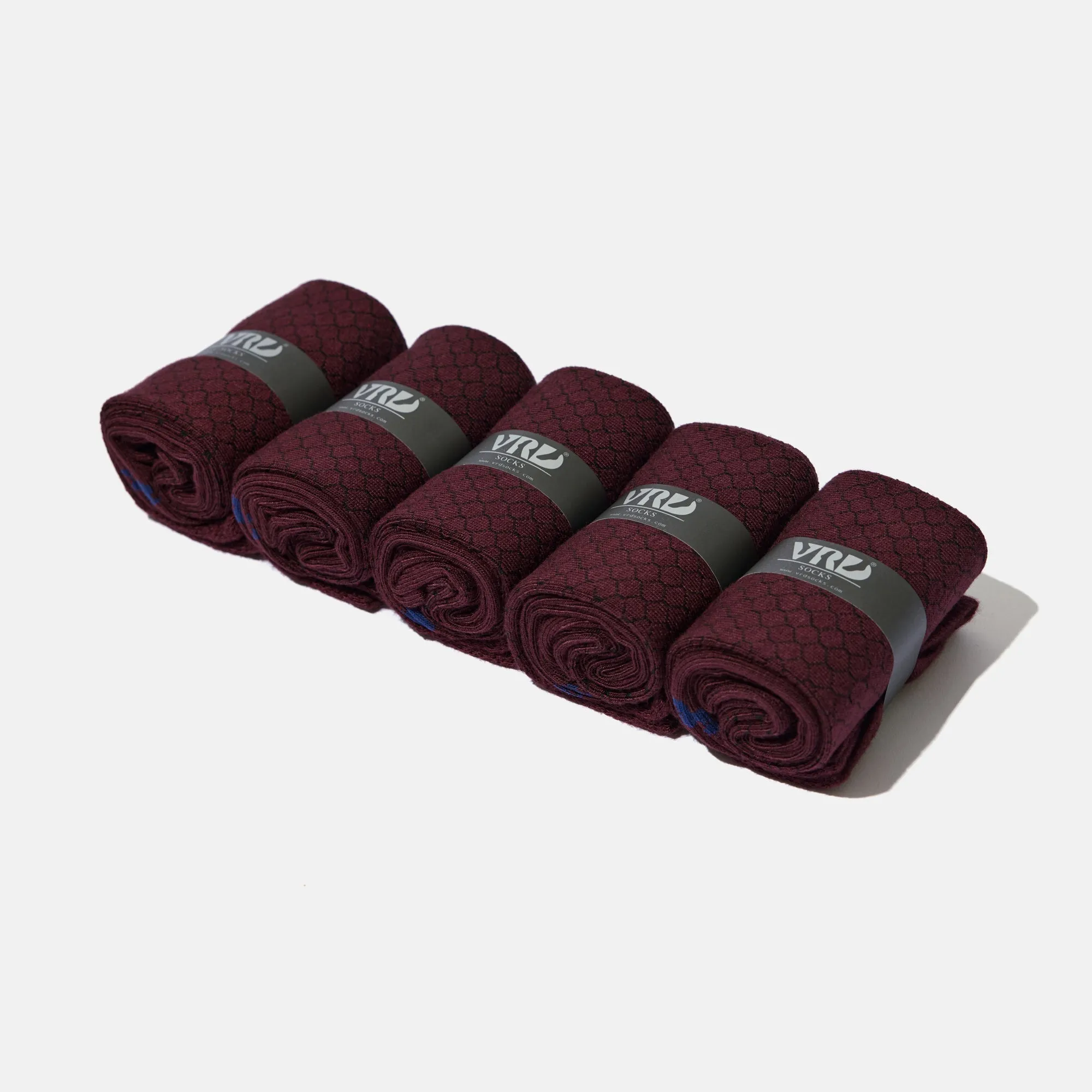 Men's Bamboo Dress Socks • All Honeycomb Design • Pack of 1/3/5 Pairs
