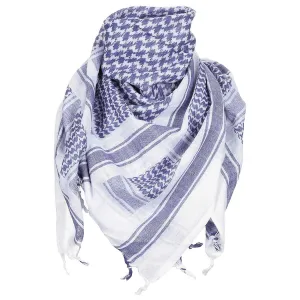MFH Shemagh Head Scarf White / Blue