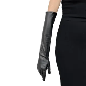 Montserrat 12BT - Women's Silk Lined Leather Opera Gloves