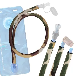 Multi Brown Camo Insulated Drink Tube Hose  Cover