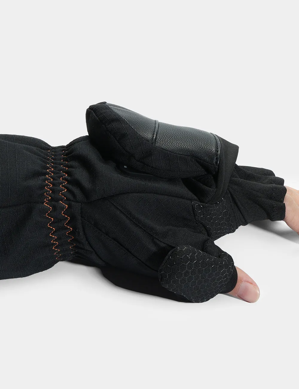 "Fargo" Unisex Heated Flip Top Mittens