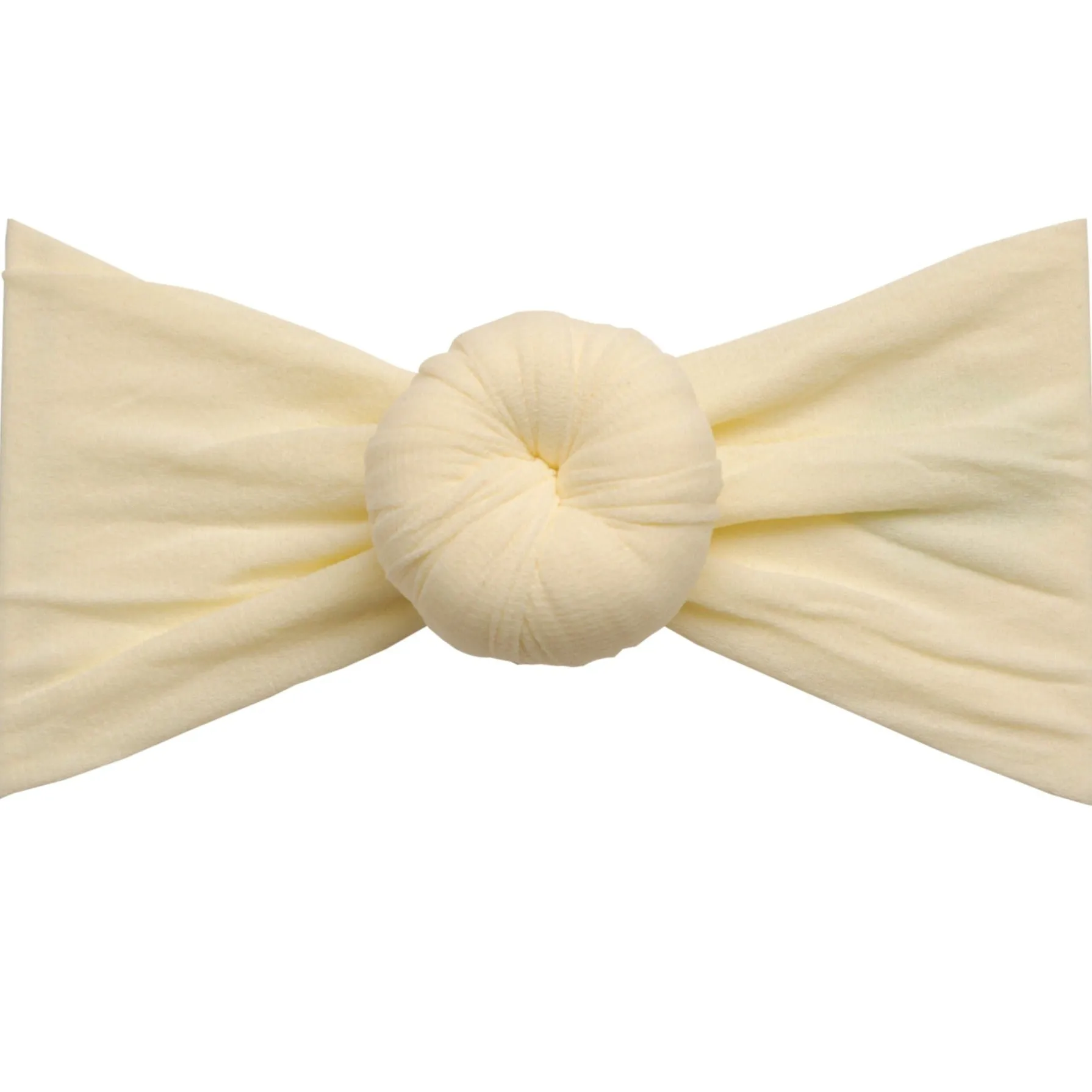 Round Knot Turban - Ivory