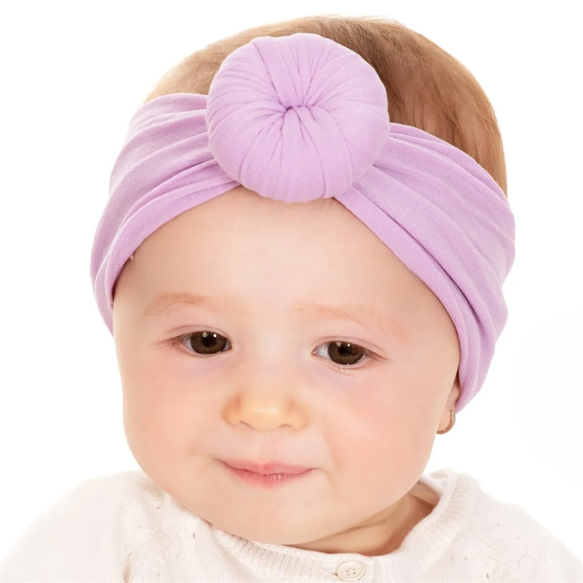 Round Knot Turban - Lavender