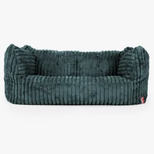 Ruben Bean Bag Sofa - Ultra Plush Cord Teal