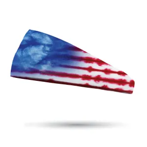 Tie Dye USA Performance Wicking Headband
