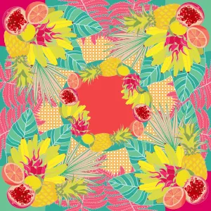 Tropical Tutti Frutti Re-Thread Scarf
