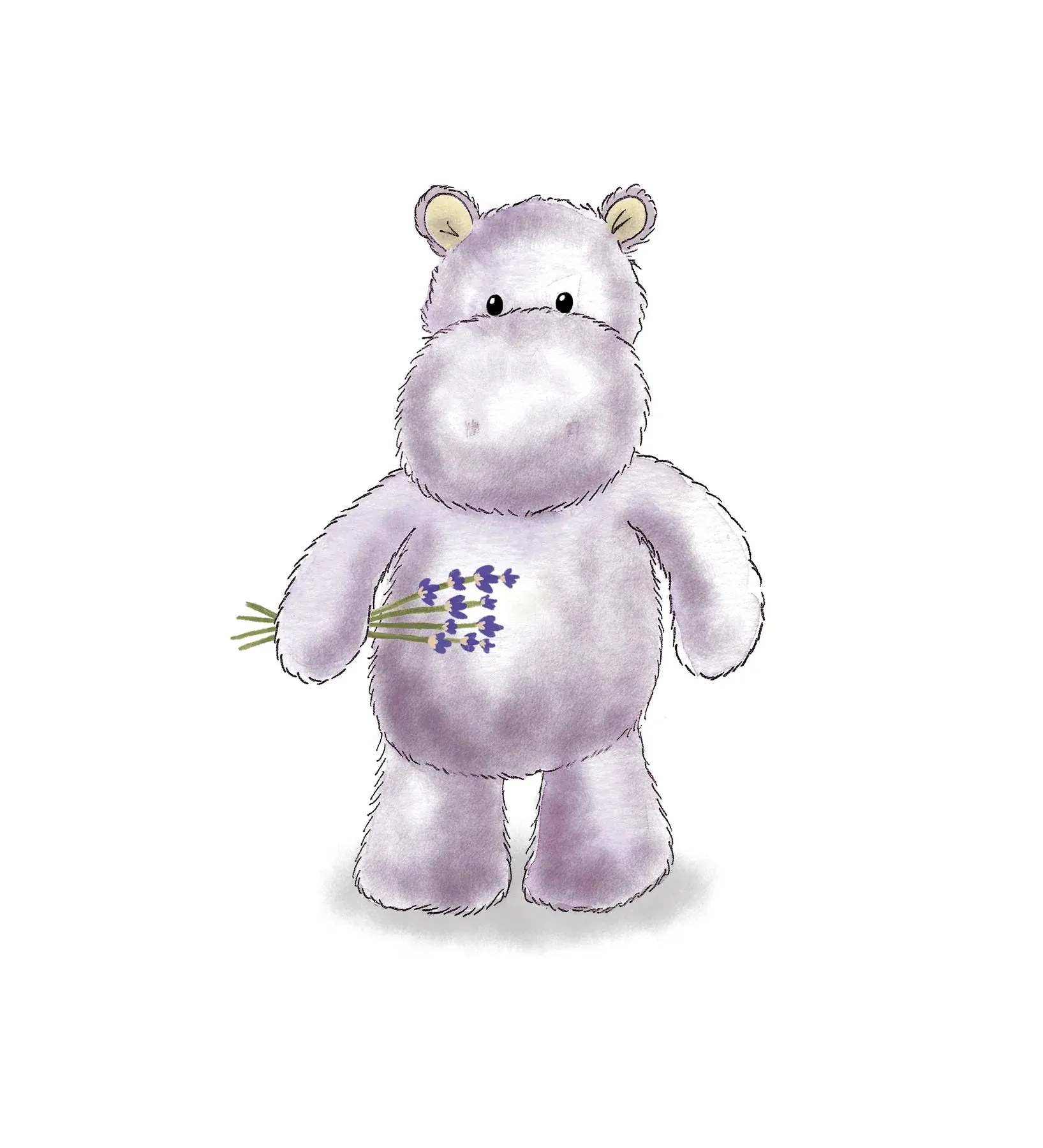 Warmies Junior Heatable - Marshmallow Hippo 14052