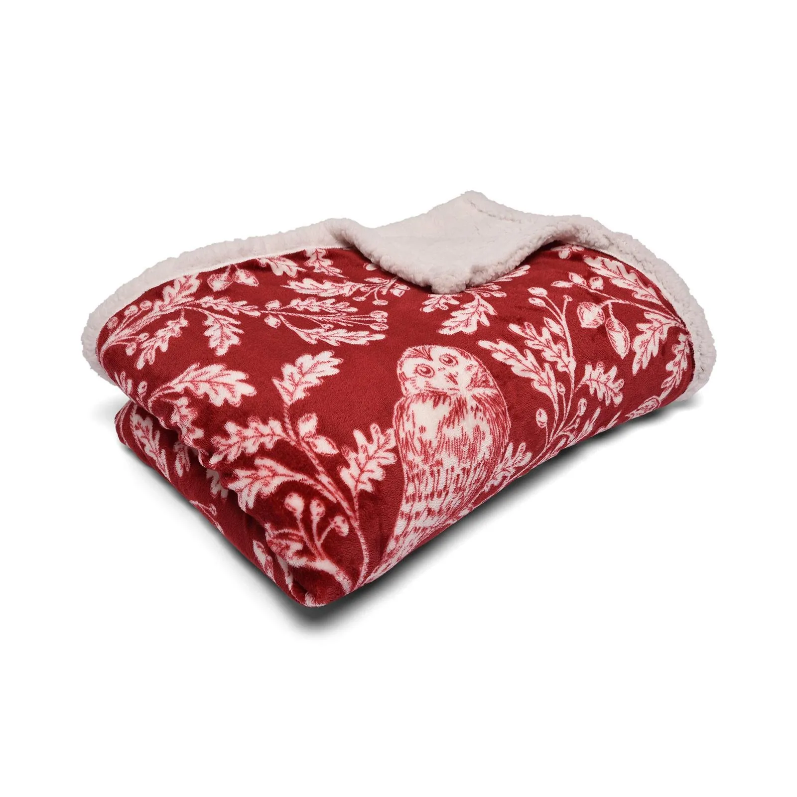Woodland Owls Throw Blanket 150cm x 200cm